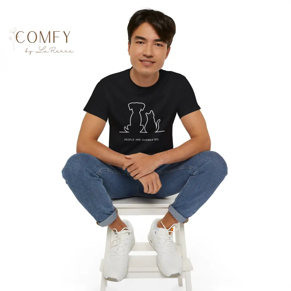 People Are Overrated Shirt • Funny Animal Lover Tee • Unisex Ultra Cotton T-Shirt (S–5XL) T-Shirt