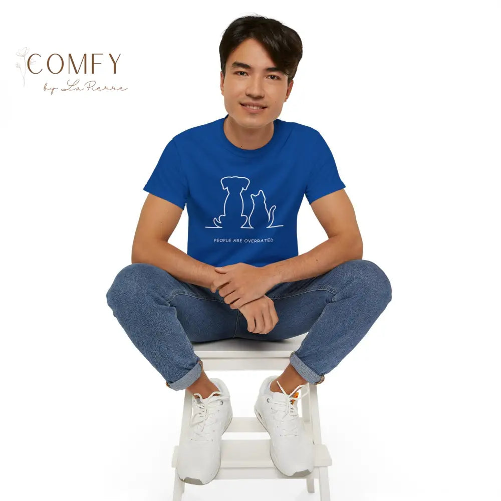 People Are Overrated Shirt • Funny Animal Lover Tee • Unisex Ultra Cotton T-Shirt (S–5XL) T-Shirt