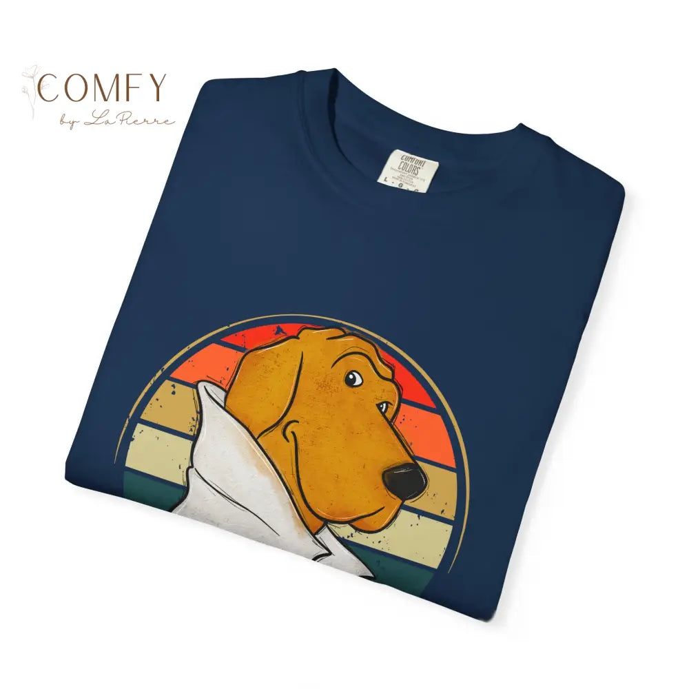 Retro Crime Dog Shirt • Vintage Crime Prevention Tee • 80s Style Mascot Graphic T-Shirt • Nostalgic Crime Dog Shirt