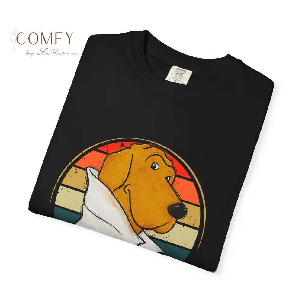 Retro Crime Dog Shirt • Vintage Crime Prevention Tee • 80s Style Mascot Graphic T-Shirt • Nostalgic Crime Dog Shirt