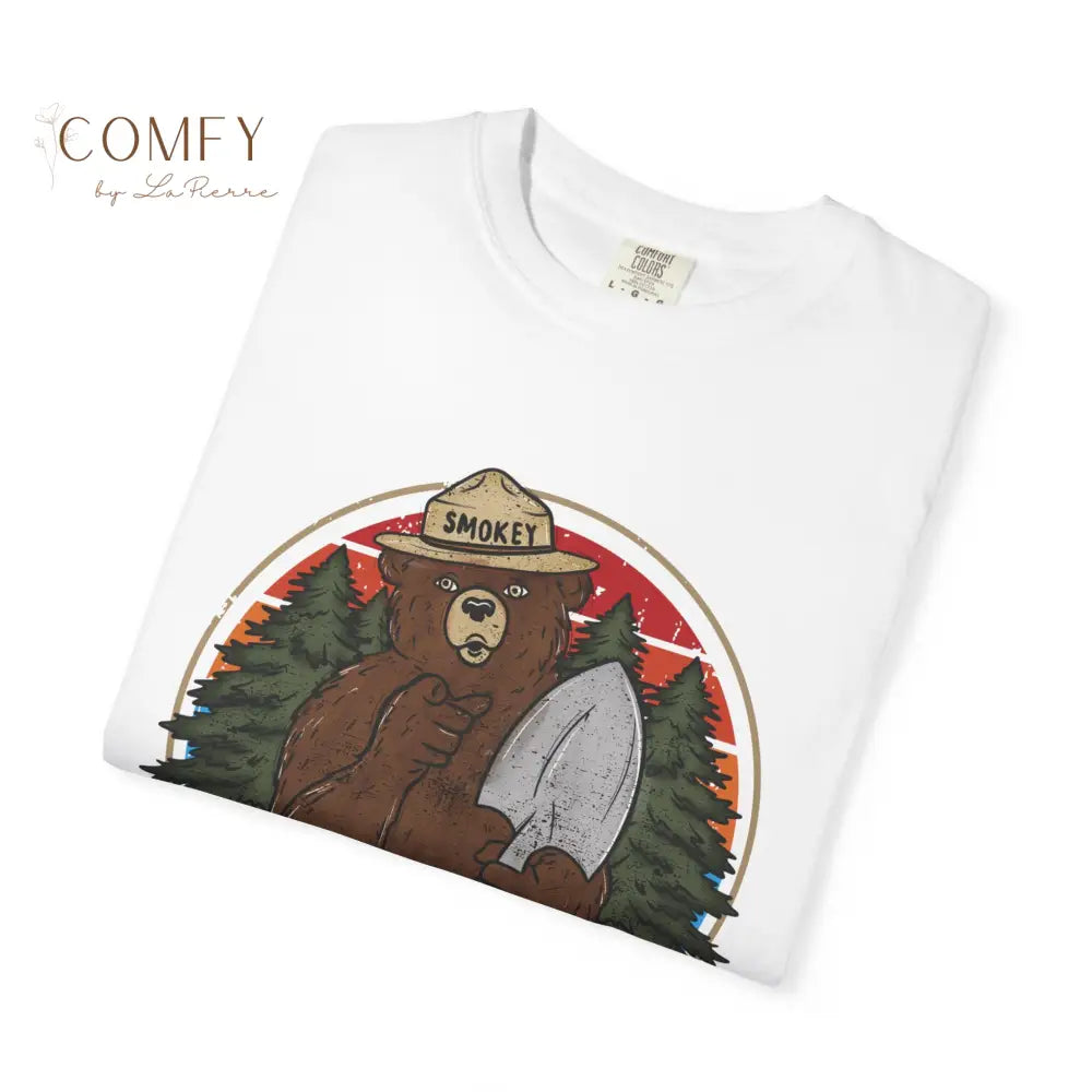 Retro Prevent Fires Shirt • Vintage Fire Safety Graphic Tee • Smokey Style Forest Prevention T-Shirt • Retro Wildfire