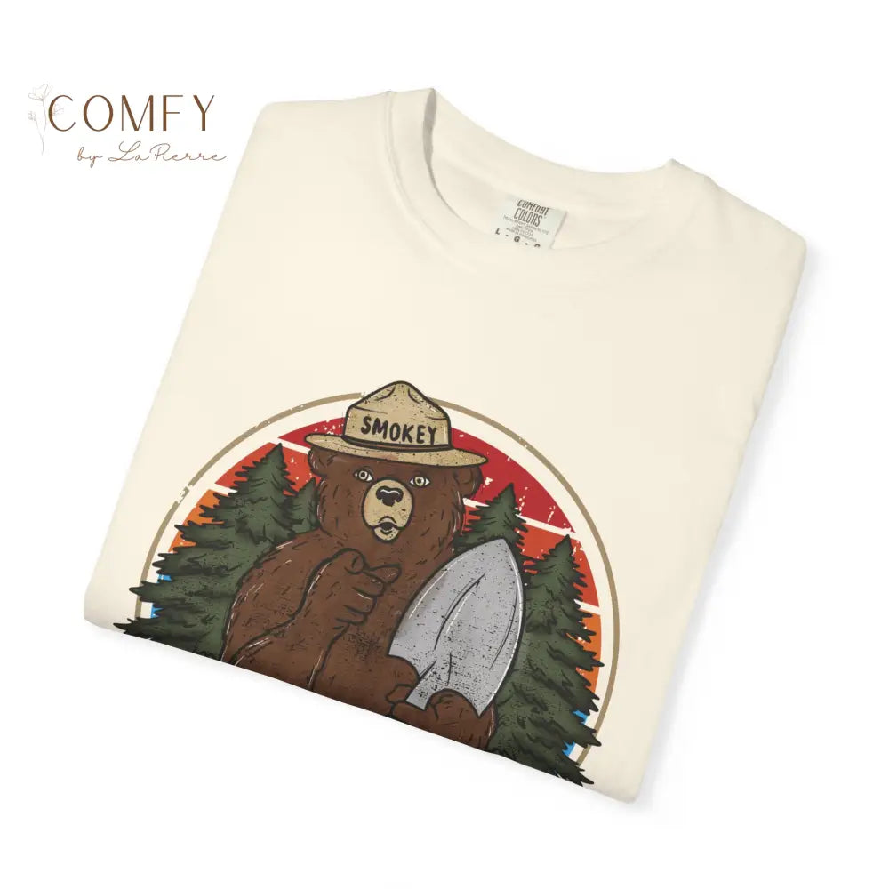 Retro Prevent Fires Shirt • Vintage Fire Safety Graphic Tee • Smokey Style Forest Prevention T-Shirt • Retro Wildfire