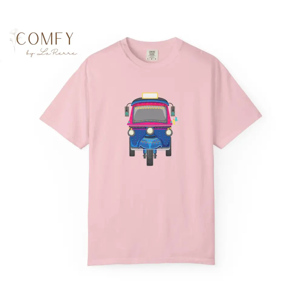 Rick Shaw Tuk Tuk shirt - Unisex Garment-Dyed T-shirt (S-4XL) Blossom / S T-Shirt