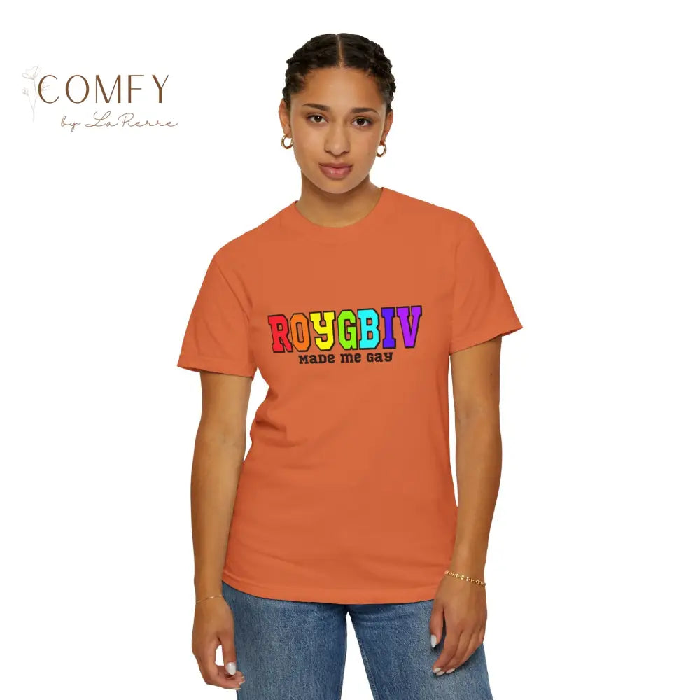 ROYGBIV Made Me Gay T-shirt — Rainbow Pride Graphic Tee (S-4XL) T-Shirt