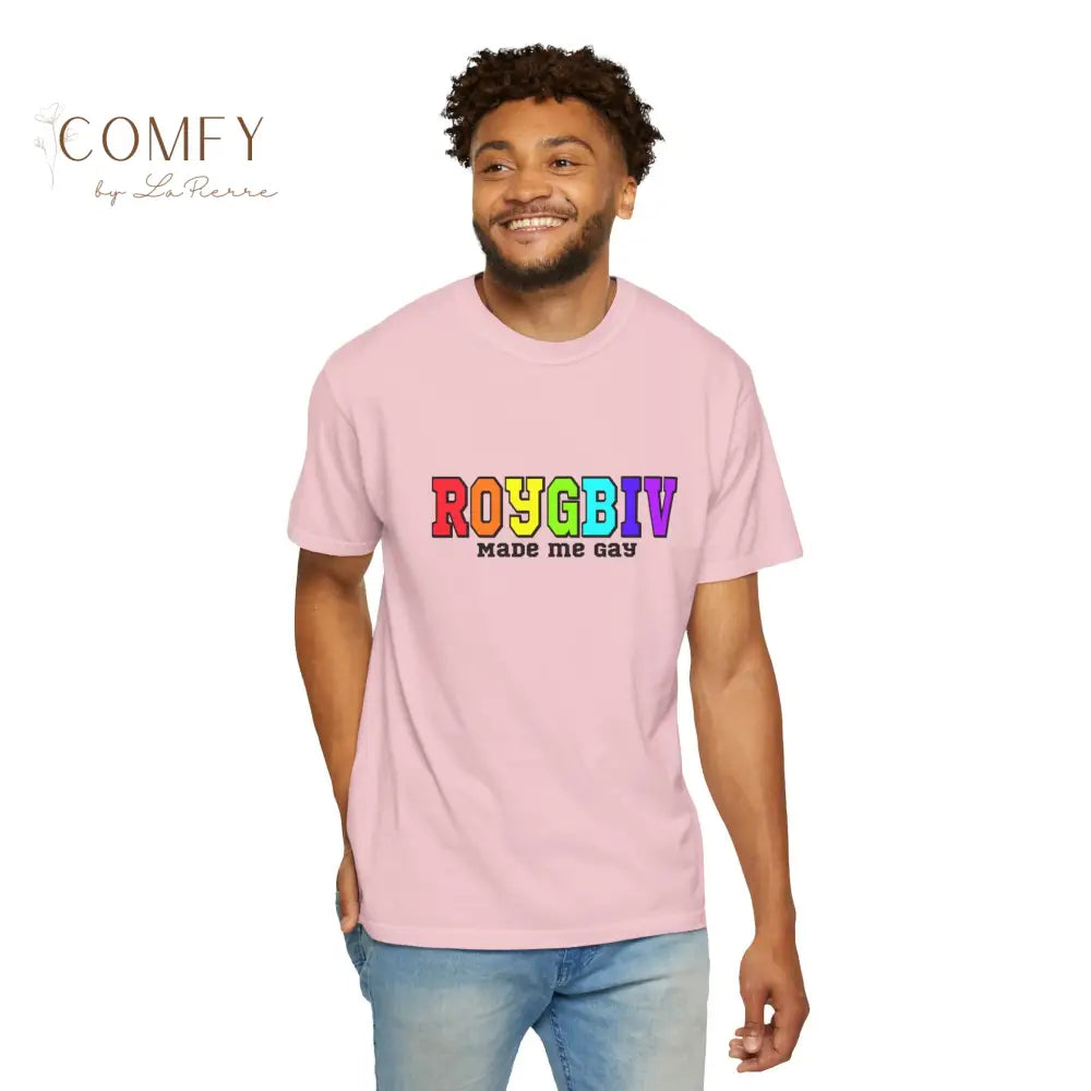 ROYGBIV Made Me Gay T-shirt — Rainbow Pride Graphic Tee (S-4XL) T-Shirt
