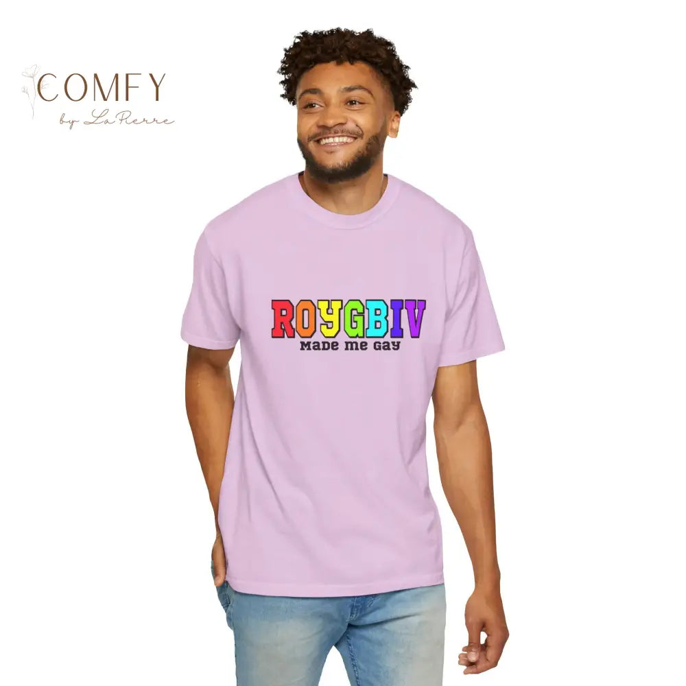 ROYGBIV Made Me Gay T-shirt — Rainbow Pride Graphic Tee (S-4XL) T-Shirt