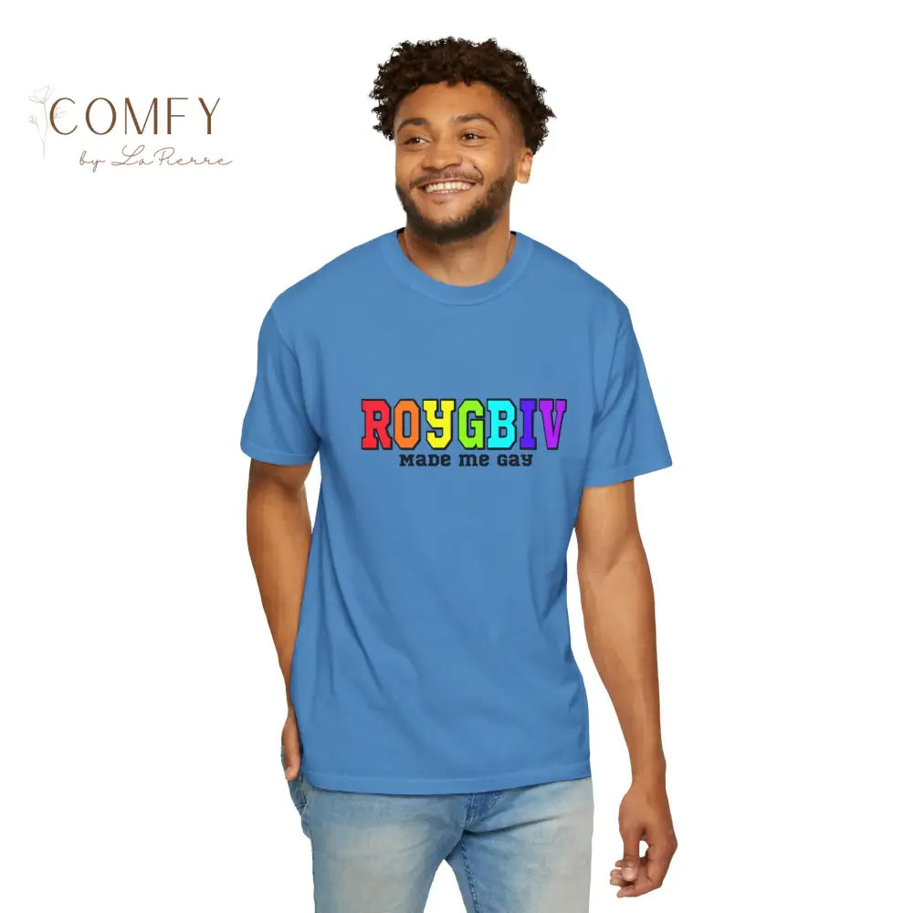 ROYGBIV Made Me Gay T-shirt — Rainbow Pride Graphic Tee (S-4XL) T-Shirt