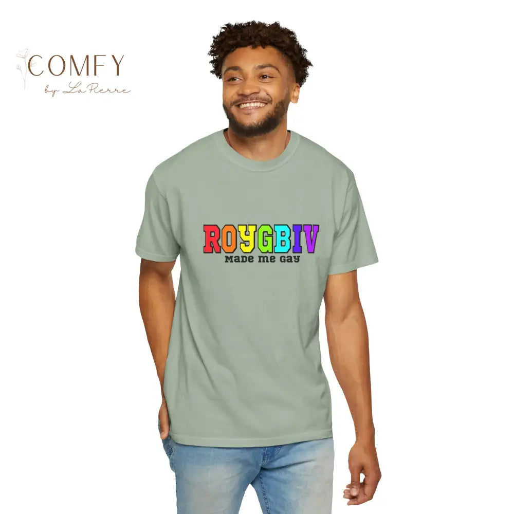 ROYGBIV Made Me Gay T-shirt — Rainbow Pride Graphic Tee (S-4XL) T-Shirt