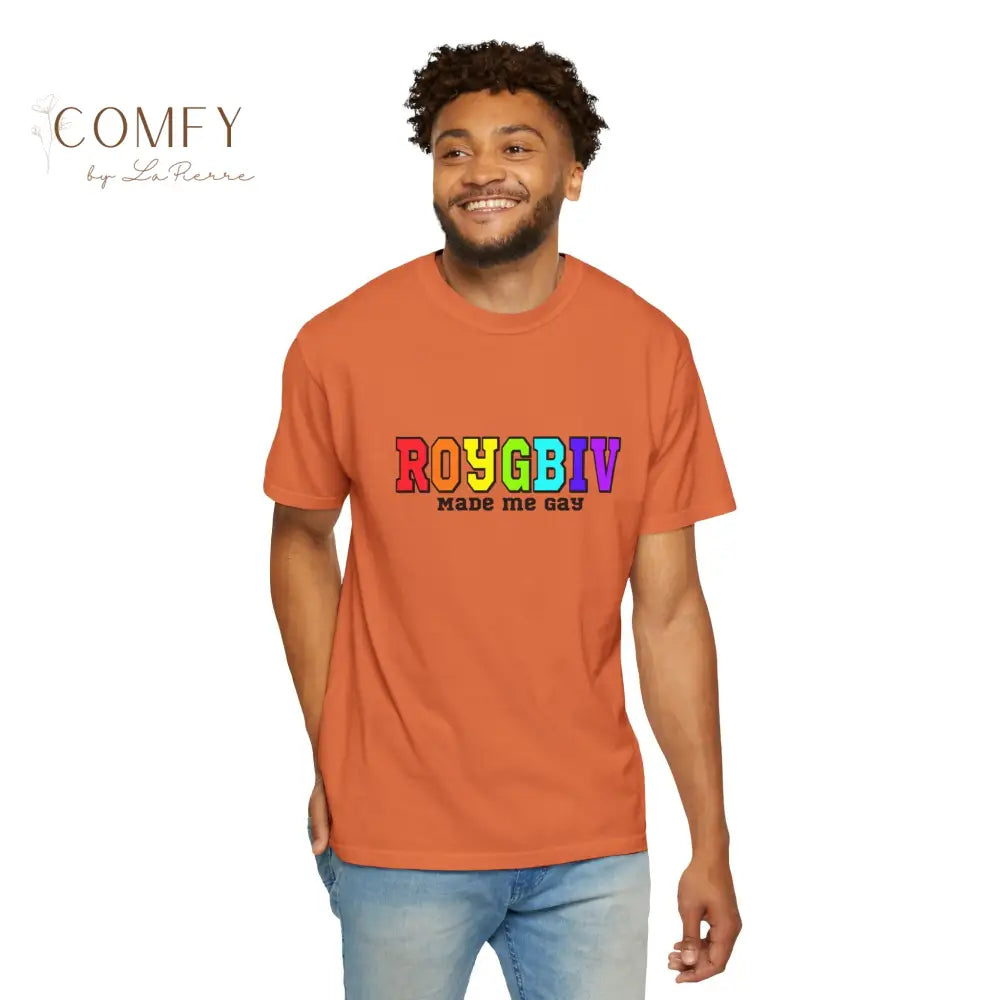 ROYGBIV Made Me Gay T-shirt — Rainbow Pride Graphic Tee (S-4XL) T-Shirt