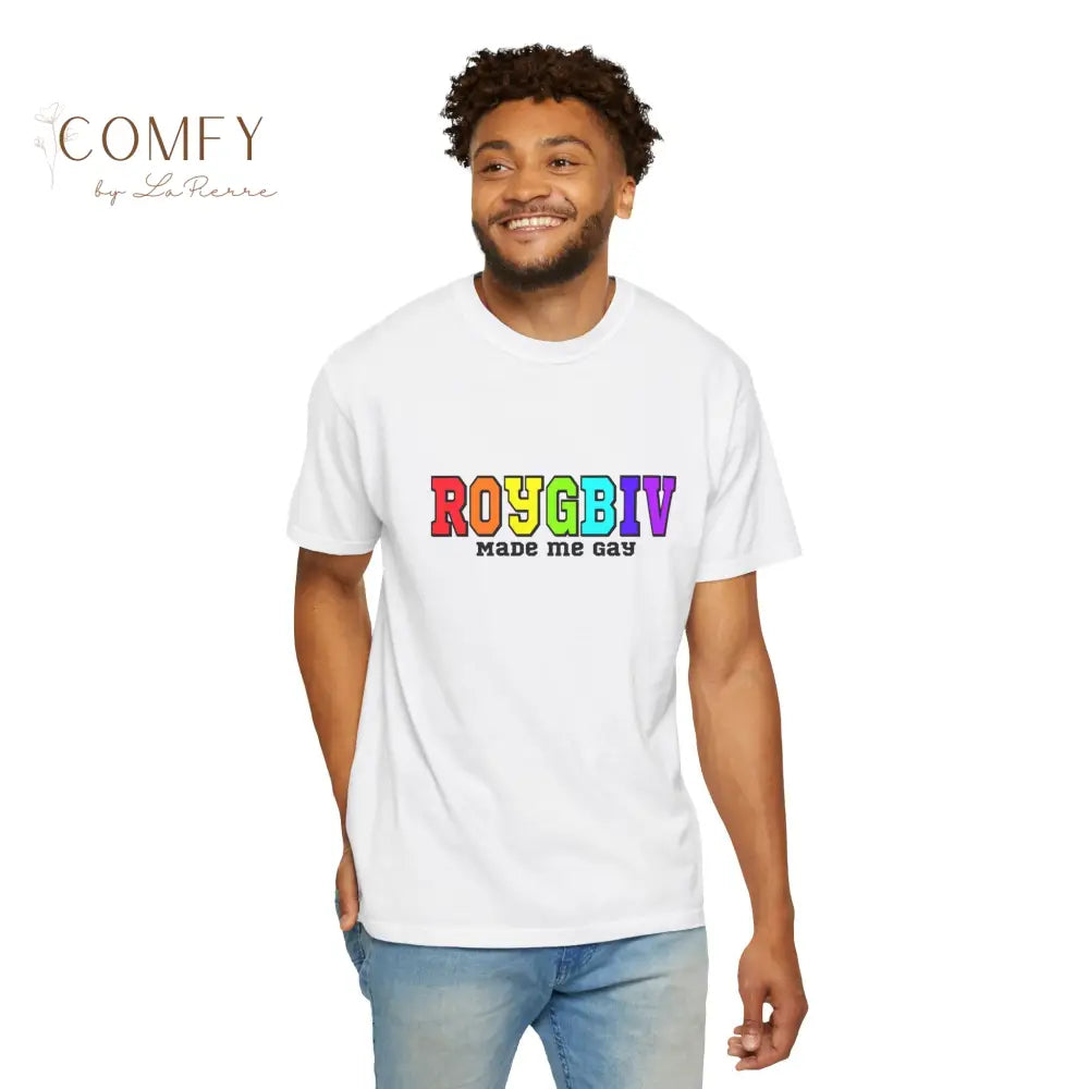 ROYGBIV Made Me Gay T-shirt — Rainbow Pride Graphic Tee (S-4XL) T-Shirt