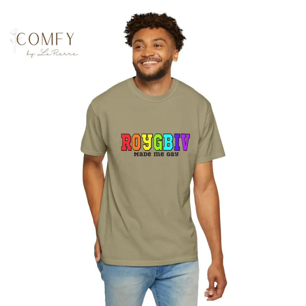 ROYGBIV Made Me Gay T-shirt — Rainbow Pride Graphic Tee (S-4XL) T-Shirt