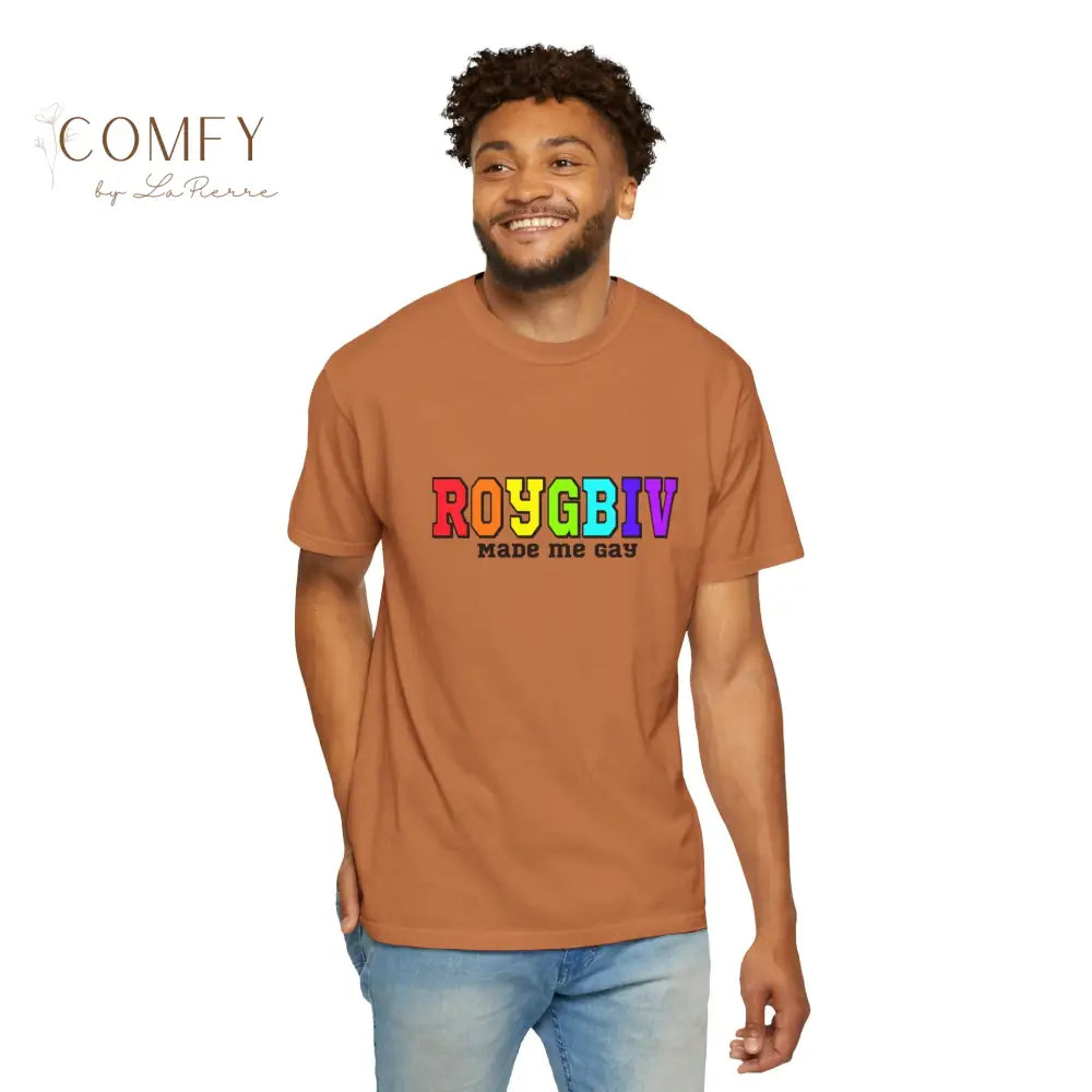 ROYGBIV Made Me Gay T-shirt — Rainbow Pride Graphic Tee (S-4XL) T-Shirt