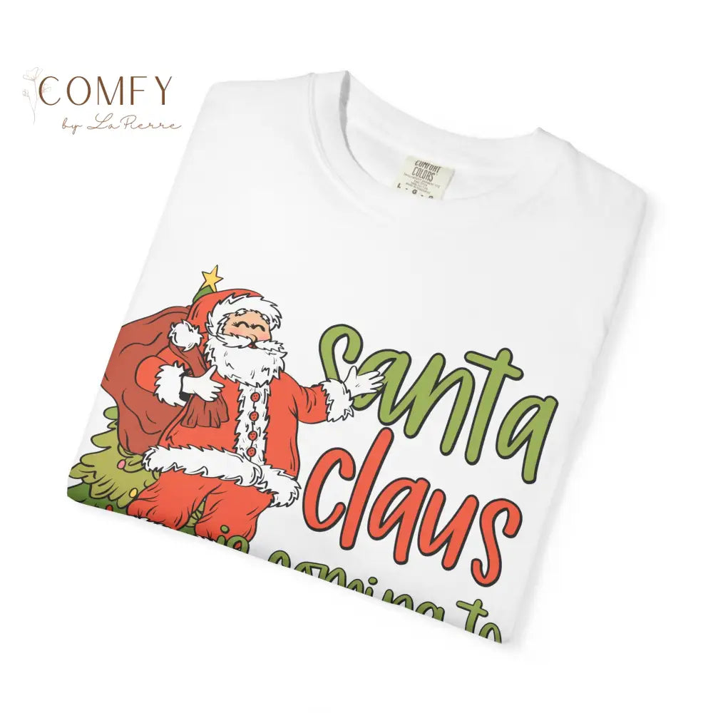 Santa Claus is coming to Winter Springs - Unisex Garment-Dyed T-shirt (S-4XL) T-Shirt