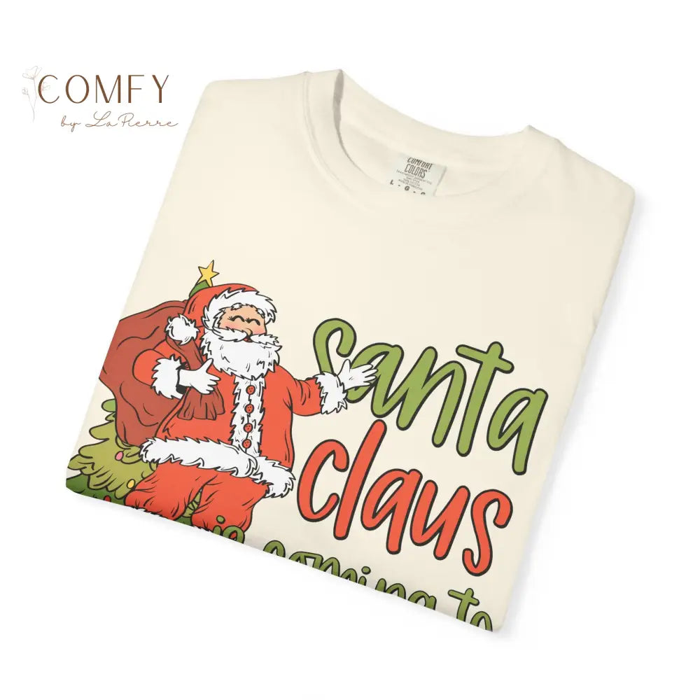 Santa Claus is coming to Winter Springs - Unisex Garment-Dyed T-shirt (S-4XL) T-Shirt