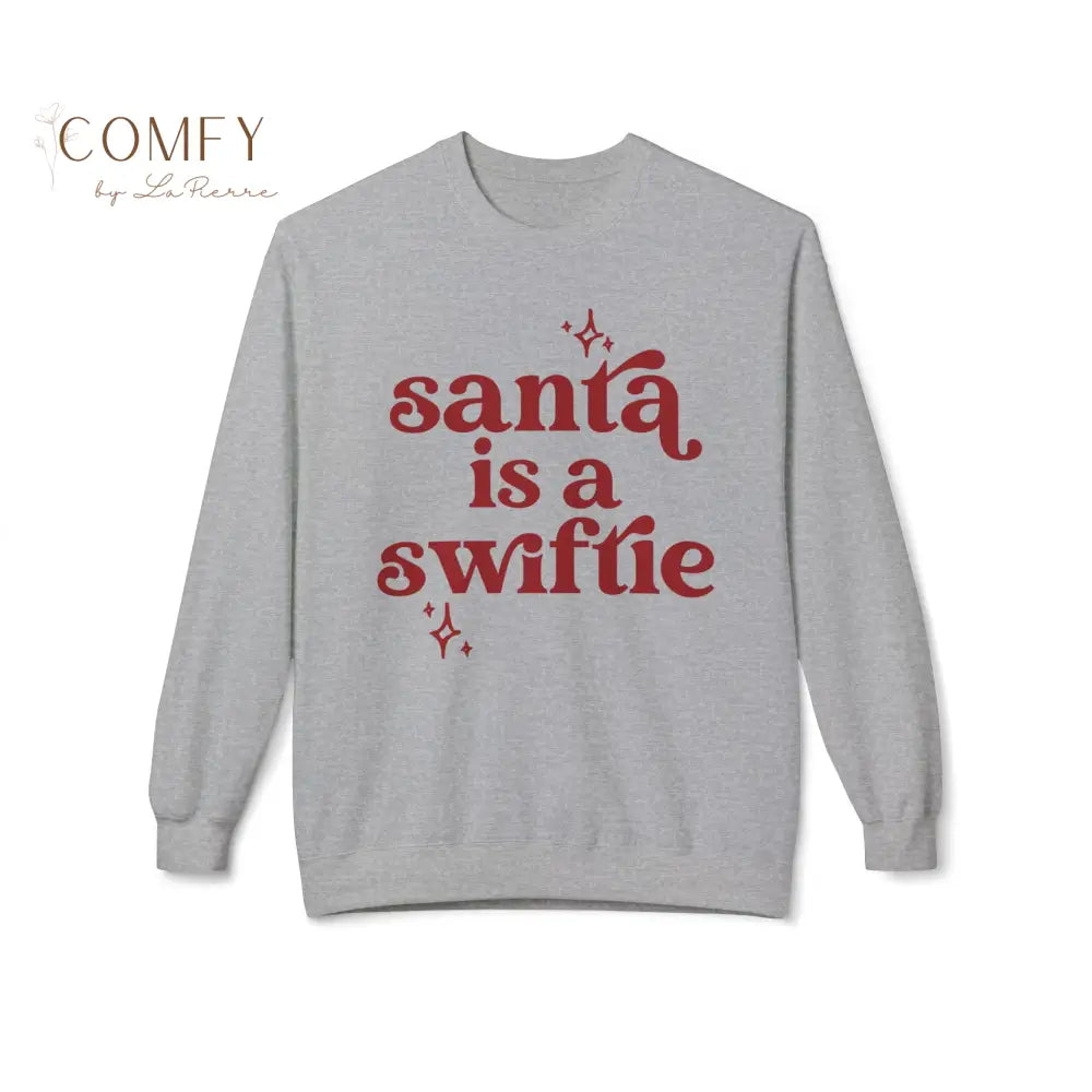 Santa Is a Song Lover Crewneck • Festive Music-Themed Christmas Sweatshirt • Unisex Midweight Holiday Sweater (S–4XL)