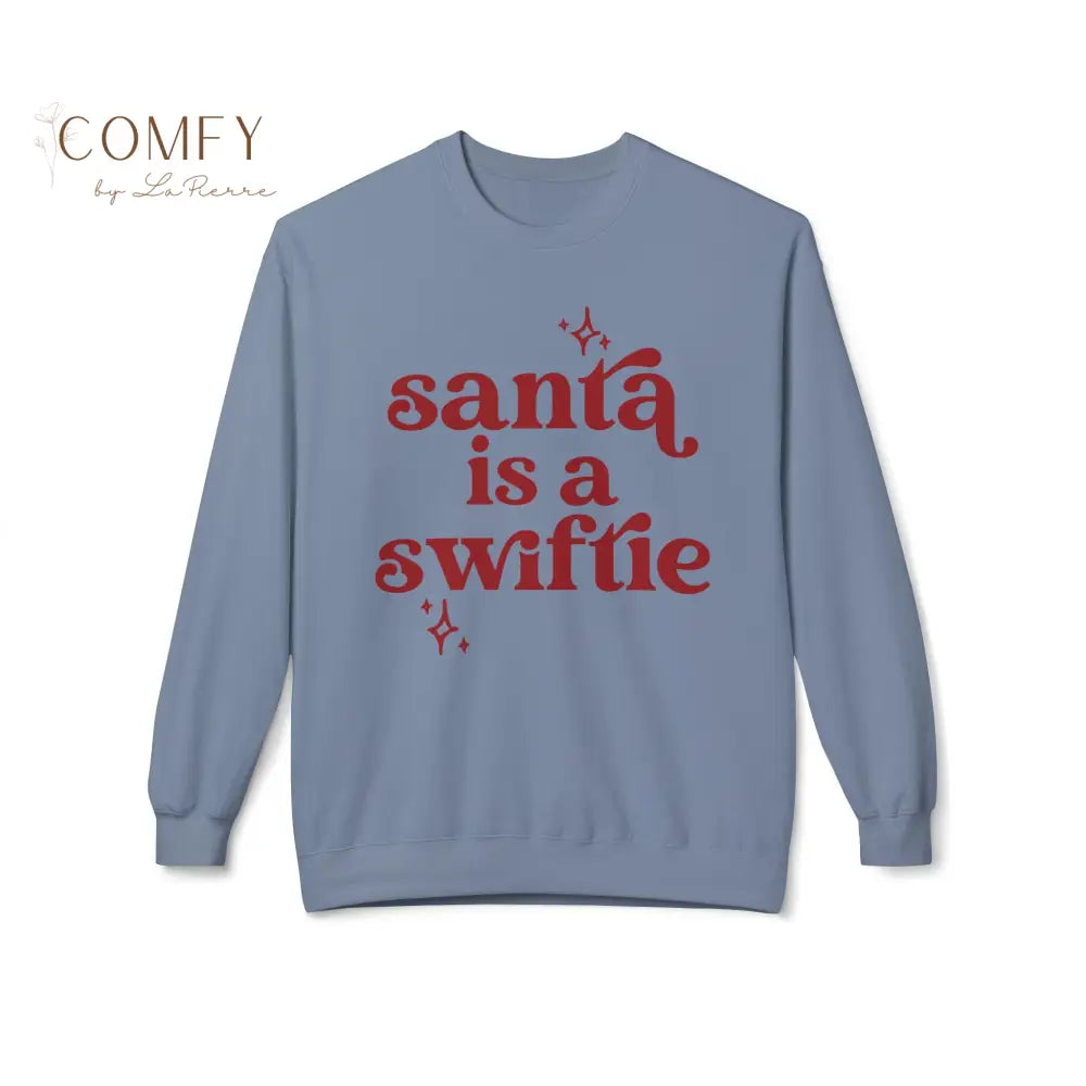 Santa Is a Song Lover Crewneck • Festive Music-Themed Christmas Sweatshirt • Unisex Midweight Holiday Sweater (S–4XL)