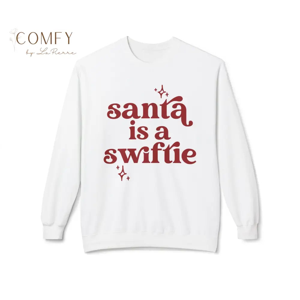 Santa Is a Song Lover Crewneck • Festive Music-Themed Christmas Sweatshirt • Unisex Midweight Holiday Sweater (S–4XL)