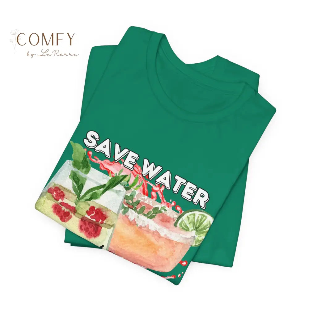 Save Water Drink Margaritas Shirt • Funny Margarita Lover Tee • Cinco de Mayo Drinking T-Shirt • Cocktail Humor Graphic
