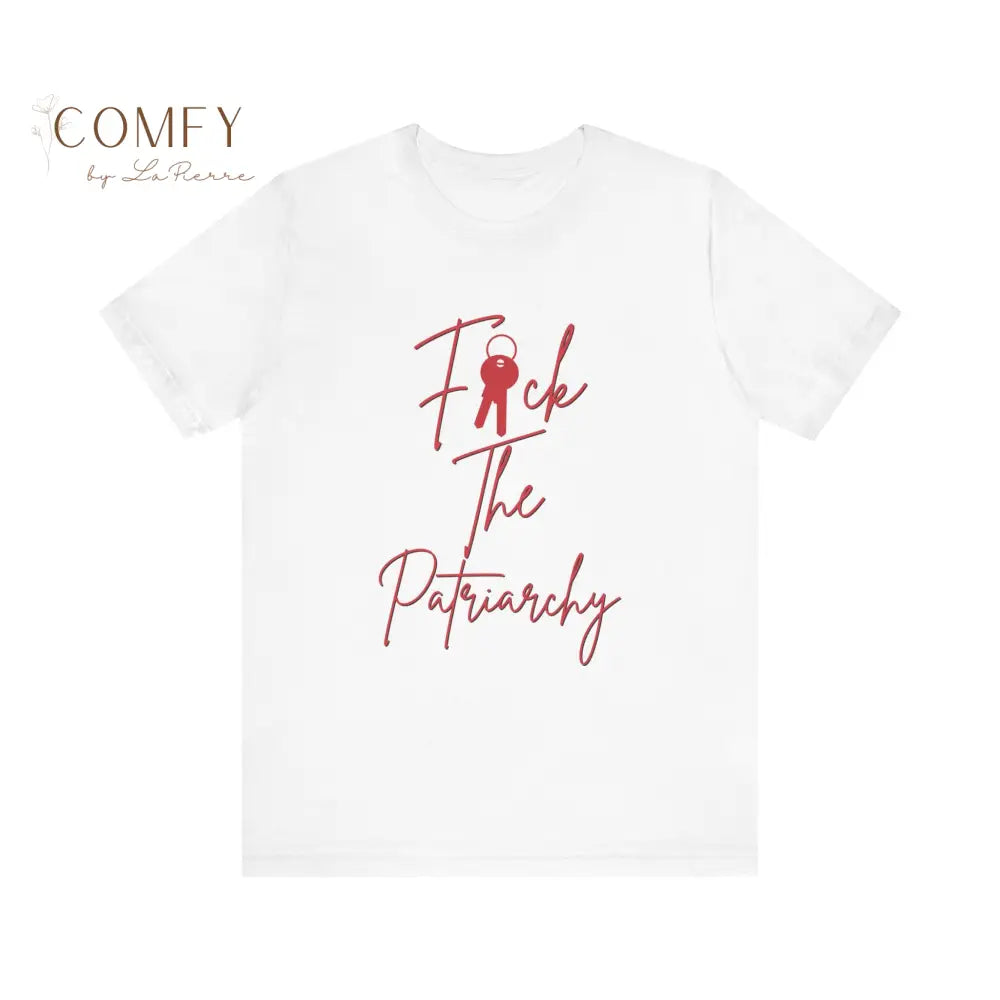 Smash the Patriarchy Shirt • Feminist Graphic Tee • Bold Statement Soft Unisex T-Shirt (XS–5XL) White / XS T-Shirt