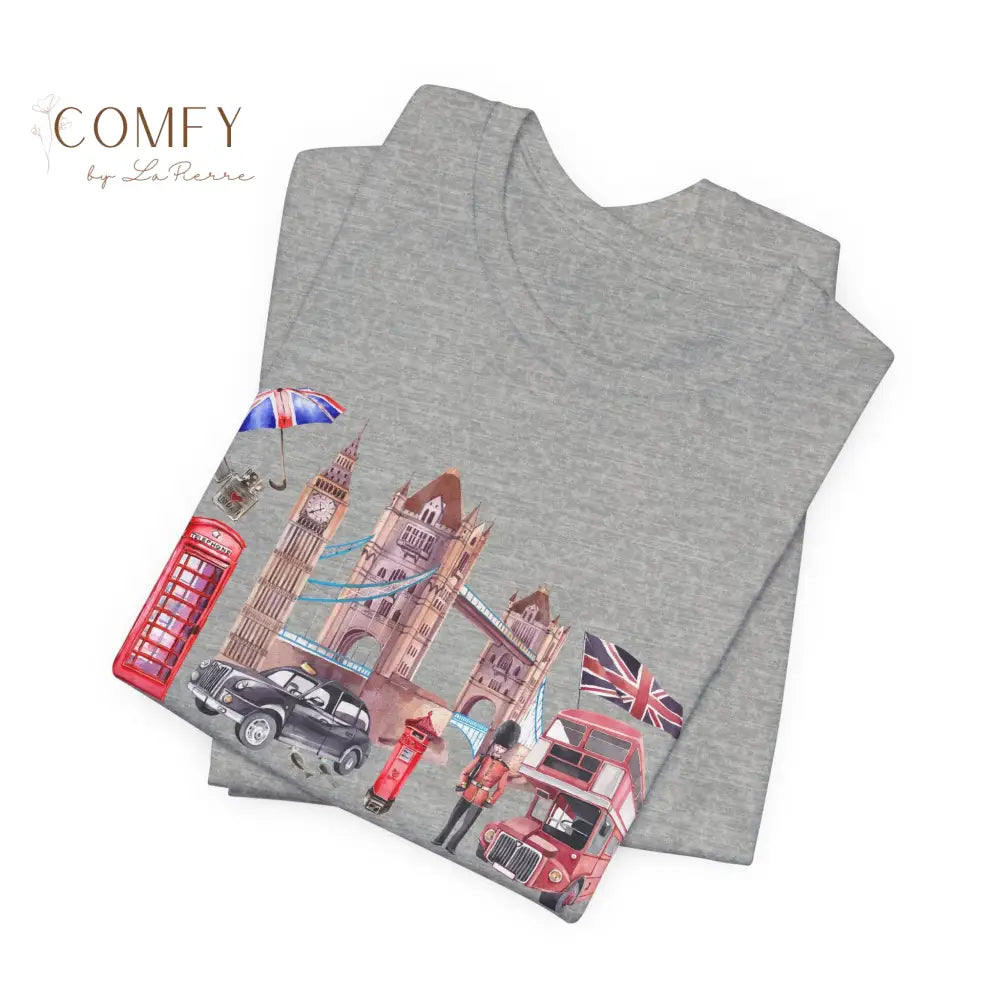 So Long London Poetic Aesthetic Tee • Moody Lyric-Inspired Graphic Shirt • Unisex Jersey T-Shirt (S–3XL) T-Shirt