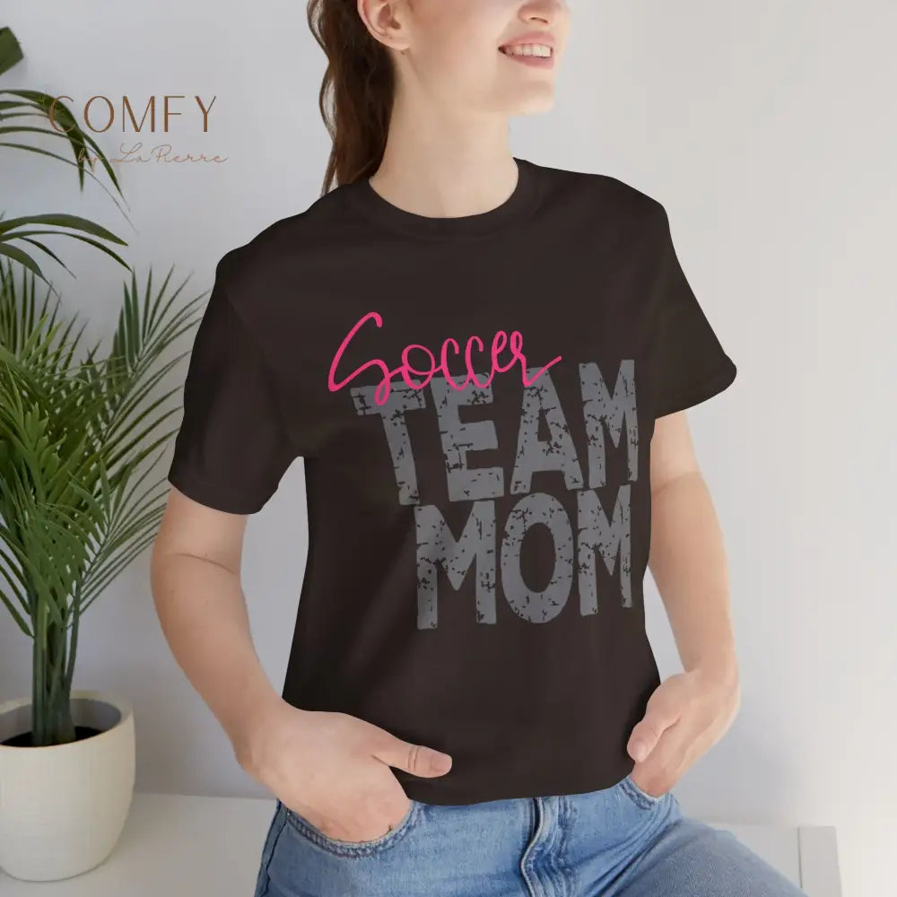 Soccer Team Mom - Unisex Short Sleeve Tee (XS-5XL) T-Shirt