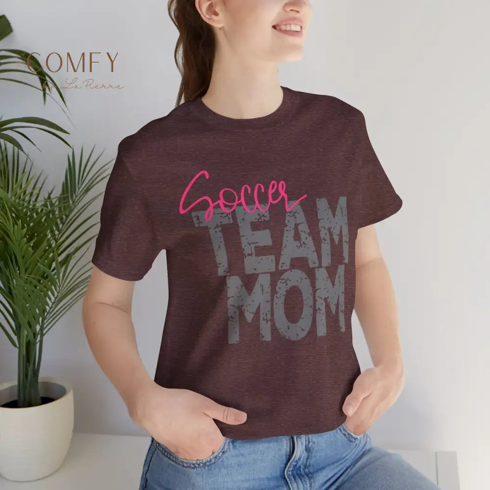 Soccer Team Mom - Unisex Short Sleeve Tee (XS-5XL) T-Shirt
