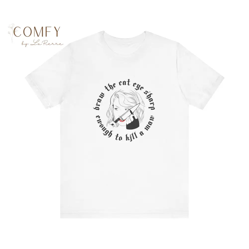 Soft Dark Femme Energy Tee • Moody Aesthetic Graphic Shirt • Unisex Jersey T-Shirt (XS–5XL) T-Shirt