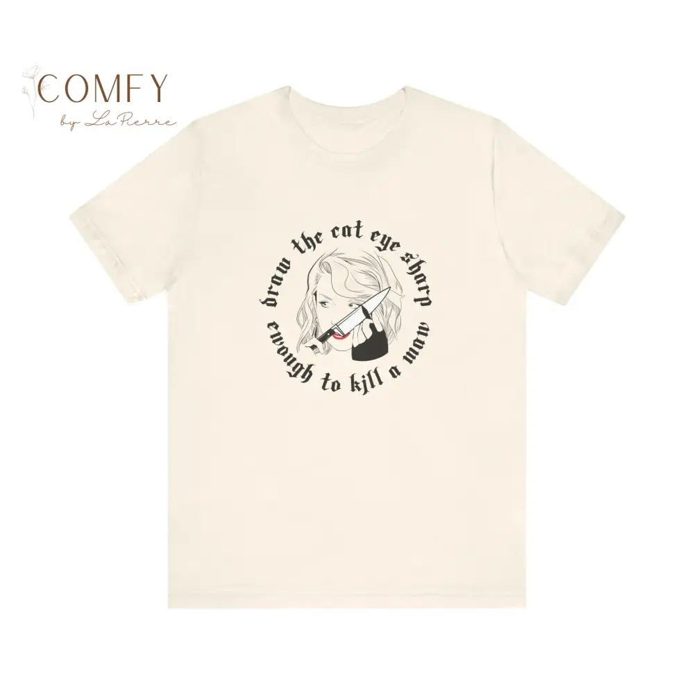 Soft Dark Femme Energy Tee • Moody Aesthetic Graphic Shirt • Unisex Jersey T-Shirt (XS–5XL) T-Shirt