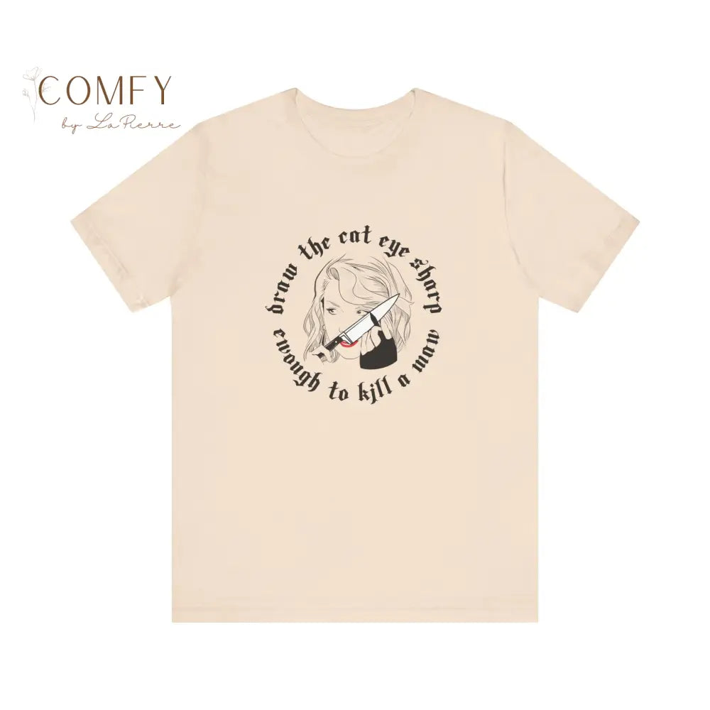 Soft Dark Femme Energy Tee • Moody Aesthetic Graphic Shirt • Unisex Jersey T-Shirt (XS–5XL) T-Shirt