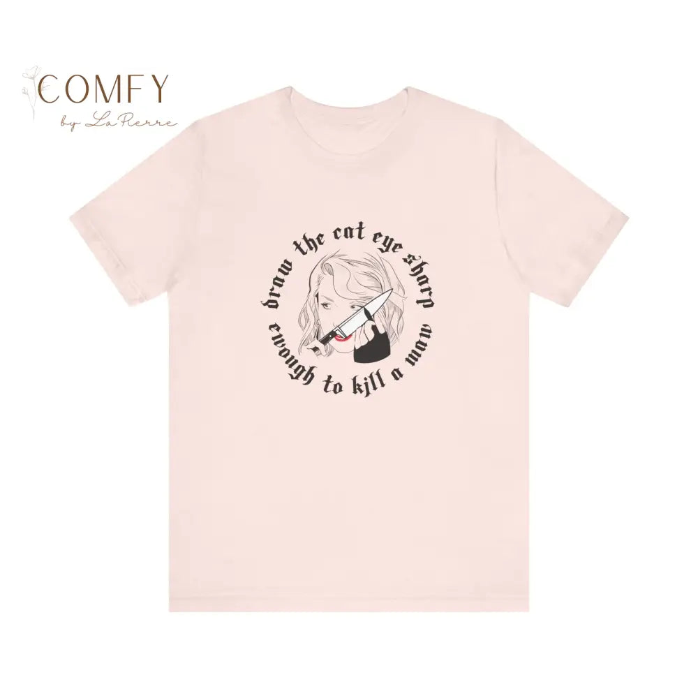 Soft Dark Femme Energy Tee • Moody Aesthetic Graphic Shirt • Unisex Jersey T-Shirt (XS–5XL) T-Shirt