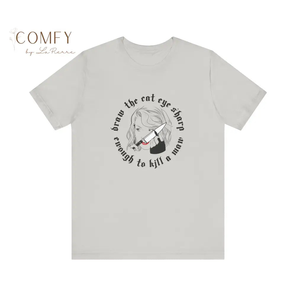 Soft Dark Femme Energy Tee • Moody Aesthetic Graphic Shirt • Unisex Jersey T-Shirt (XS–5XL) T-Shirt