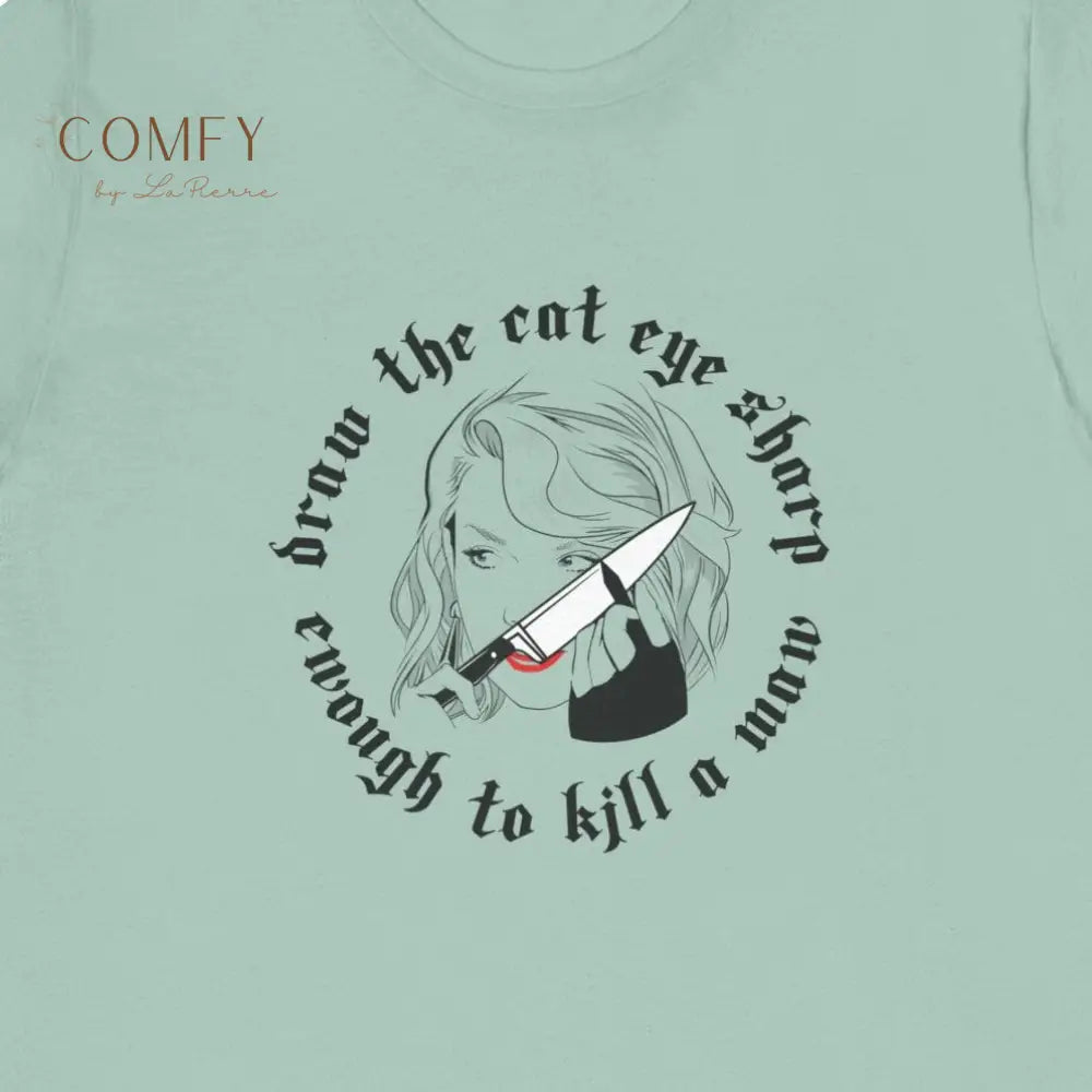 Soft Dark Femme Energy Tee • Moody Aesthetic Graphic Shirt • Unisex Jersey T-Shirt (XS–5XL) T-Shirt