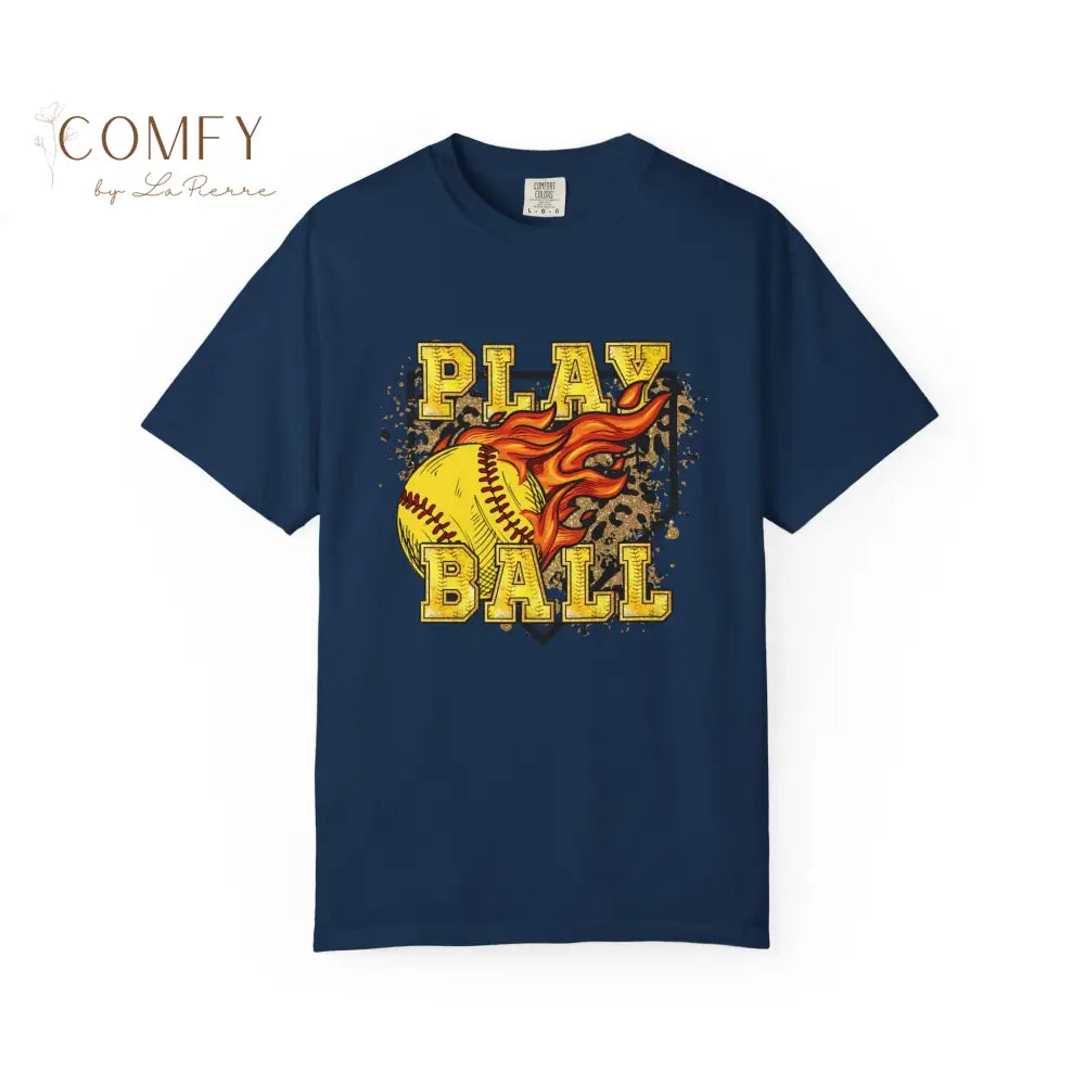 Softball Shirt • Vintage Softball Player Tee • Unisex Garment-Dyed T-Shirt (S–4XL) T-Shirt