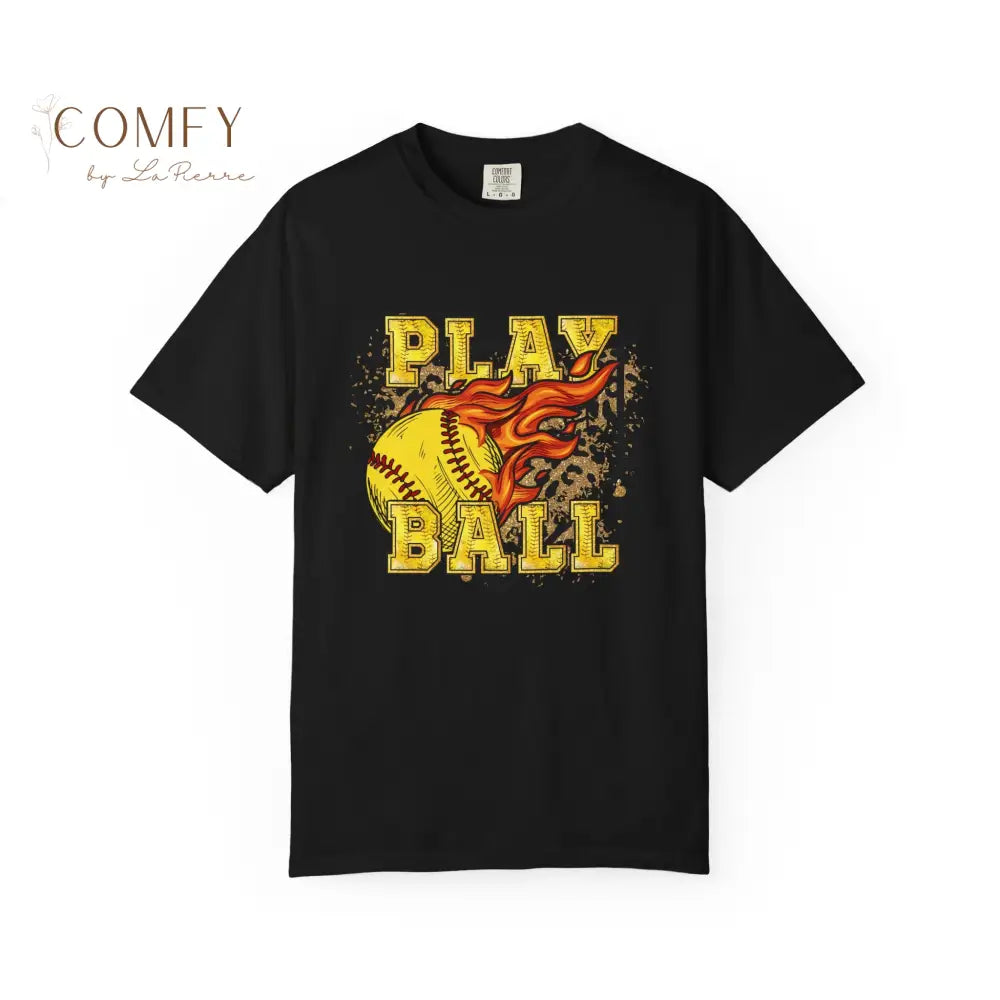 Softball Shirt • Vintage Softball Player Tee • Unisex Garment-Dyed T-Shirt (S–4XL) T-Shirt