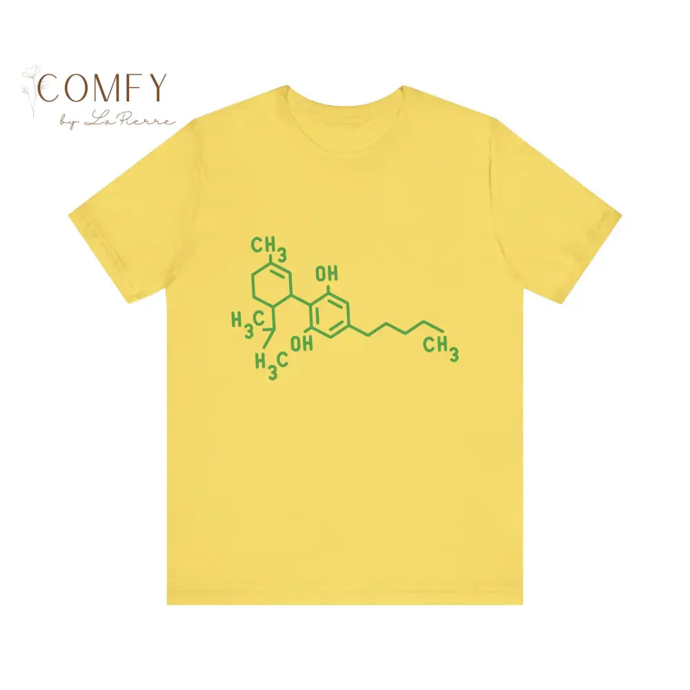 THC Elements Shirt • Marijuana Chemistry Graphic Tee • Cannabis Science T-Shirt • Weed Lover Gift • Unisex Jersey Tee
