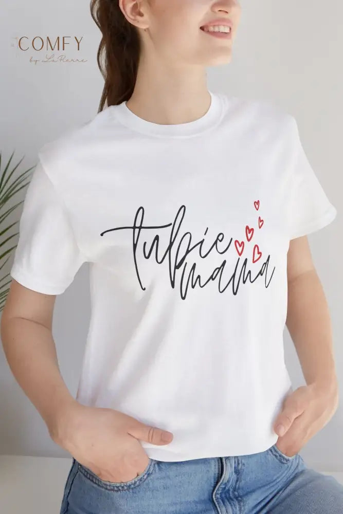 Tubie Mama Shirt • G-Tube Mom Support Tee • Feeding Tube Awareness Unisex T-Shirt (XS–5XL) T-Shirt