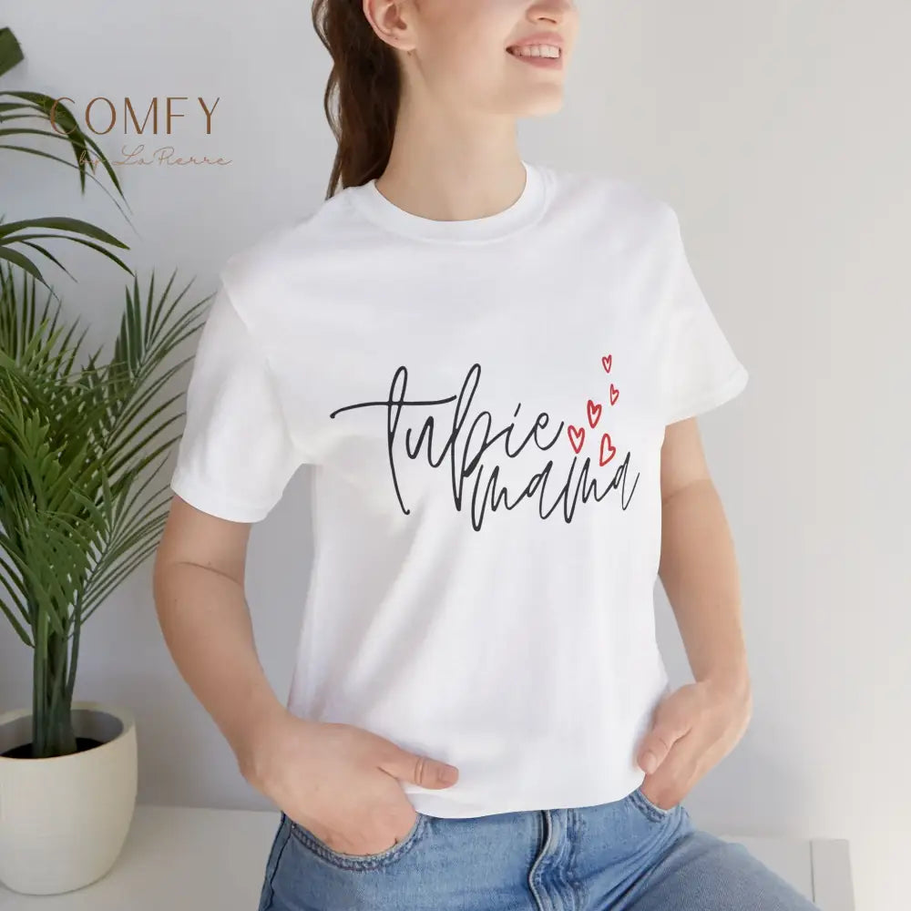 Tubie Mama Shirt • G-Tube Mom Support Tee • Feeding Tube Awareness Unisex T-Shirt (XS–5XL) T-Shirt