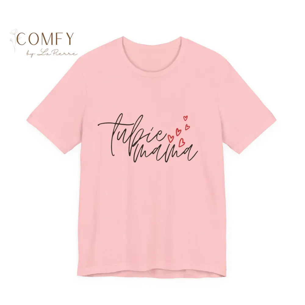 Tubie Mama Shirt • G-Tube Mom Support Tee • Feeding Tube Awareness Unisex T-Shirt (XS–5XL) Pink / S T-Shirt