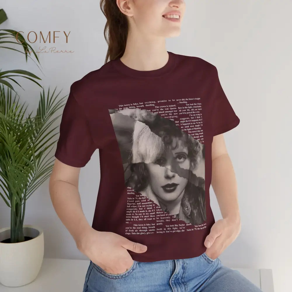 Clara Bow T-Shirt Unisex Soft Short Sleeve Tee (S-3XL) T-Shirt
