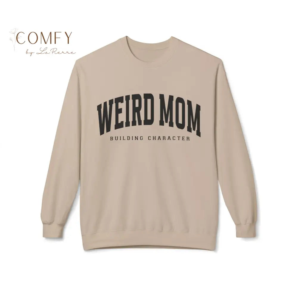 Weird Mom Building Character - Unisex Softstyle Crewneck Sweatshirt (S-4XL) Sweatshirt