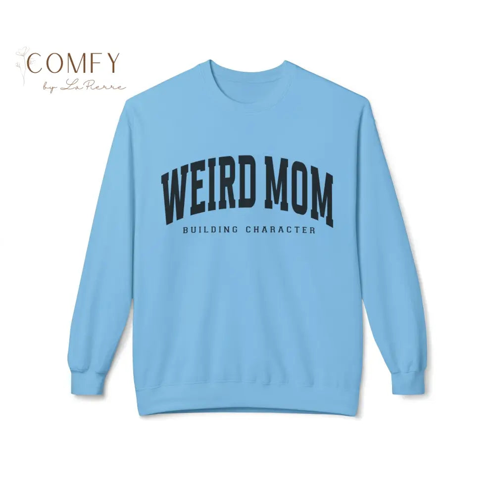Weird Mom Building Character - Unisex Softstyle Crewneck Sweatshirt (S-4XL) Sweatshirt