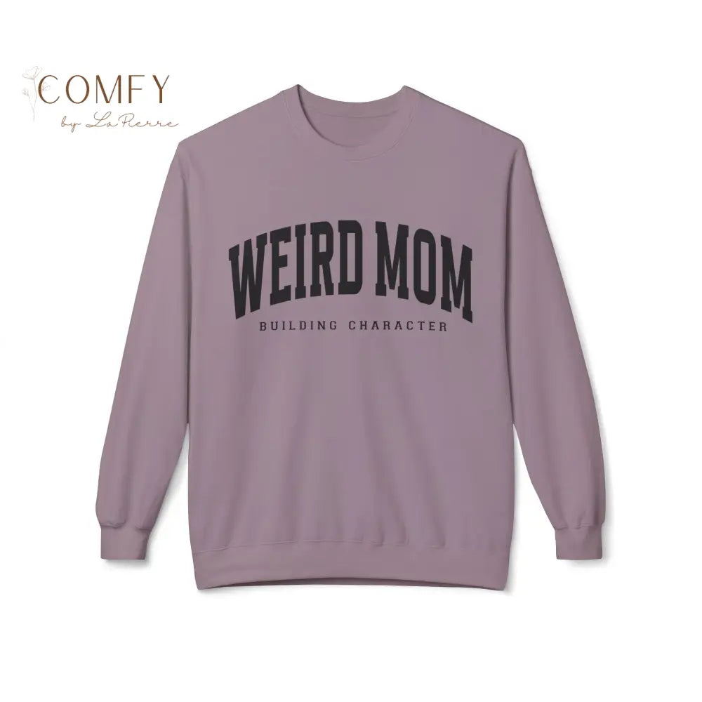Weird Mom Building Character - Unisex Softstyle Crewneck Sweatshirt (S-4XL) Sweatshirt