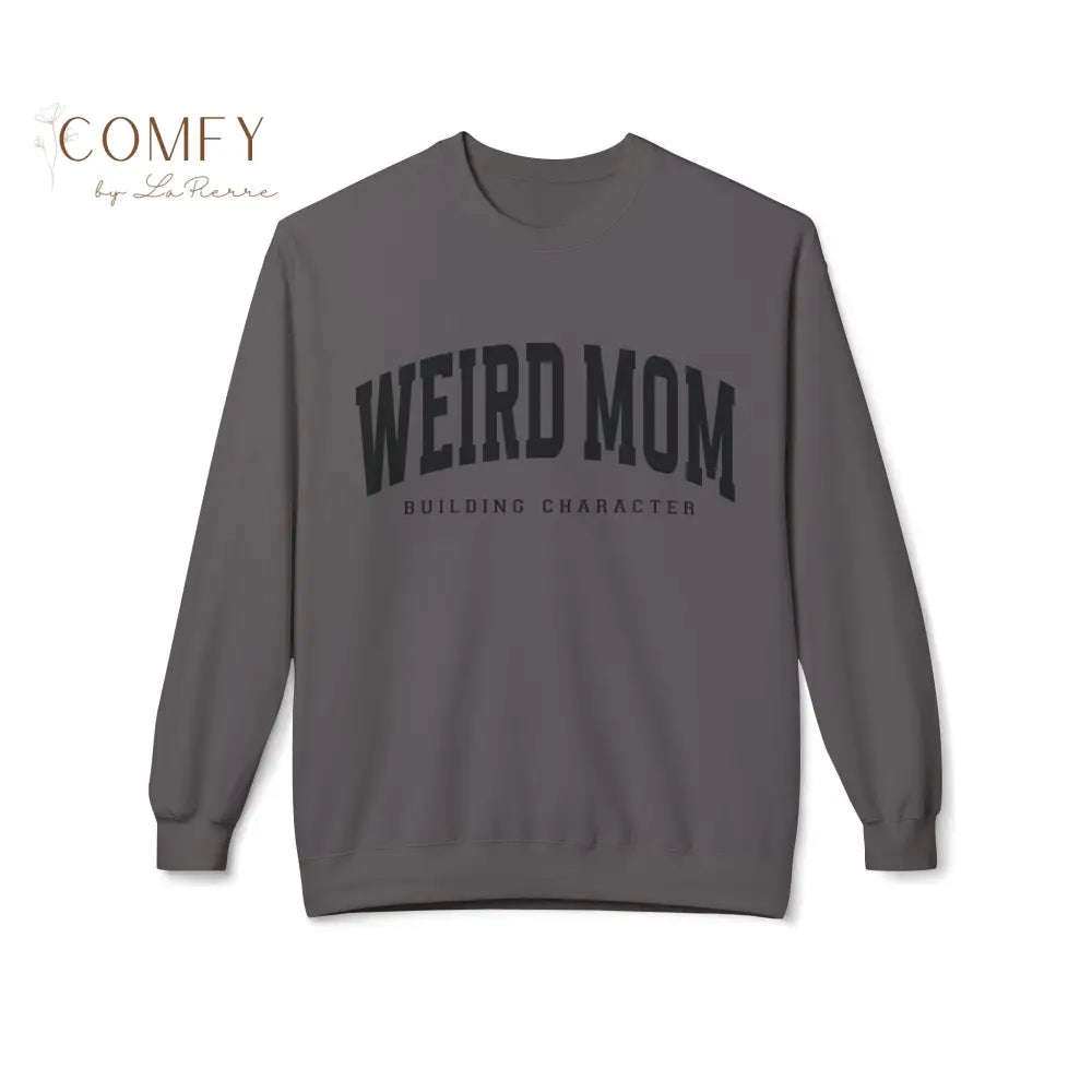 Weird Mom Building Character - Unisex Softstyle Crewneck Sweatshirt (S-4XL) Sweatshirt