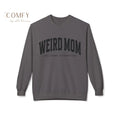 Weird Mom Building Character - Unisex Softstyle Crewneck Sweatshirt (S-4XL) Charcoal / S Sweatshirt