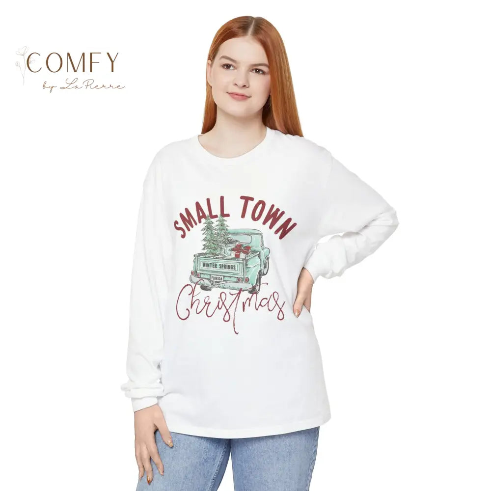 Winter Springs Florida Small Town Christmas - Unisex Long Sleeve T-Shirt (S-3XL) Long-sleeve