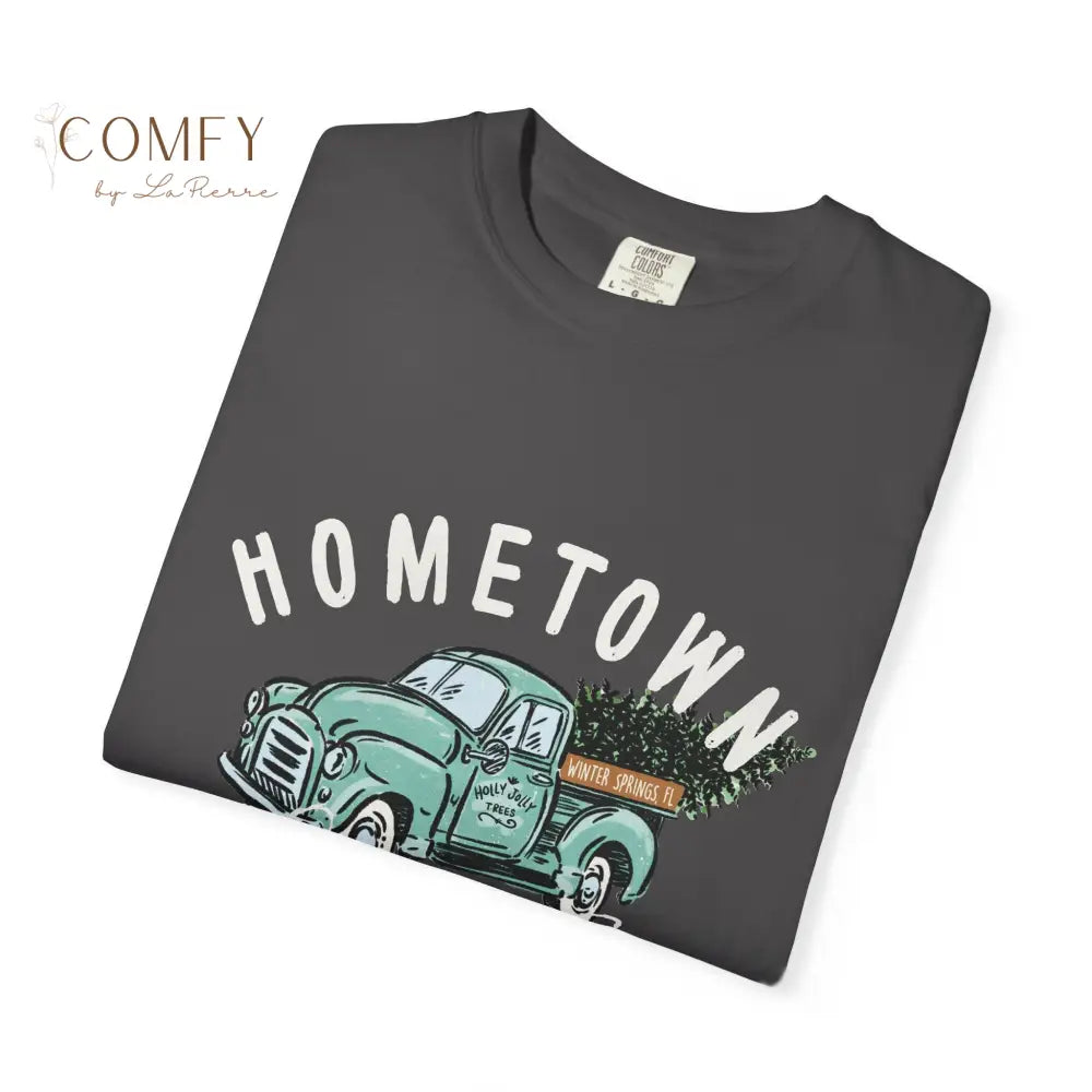 Winter Springs Hometown Christmas - Unisex Garment-Dyed T-shirt (S-4XL) T-Shirt